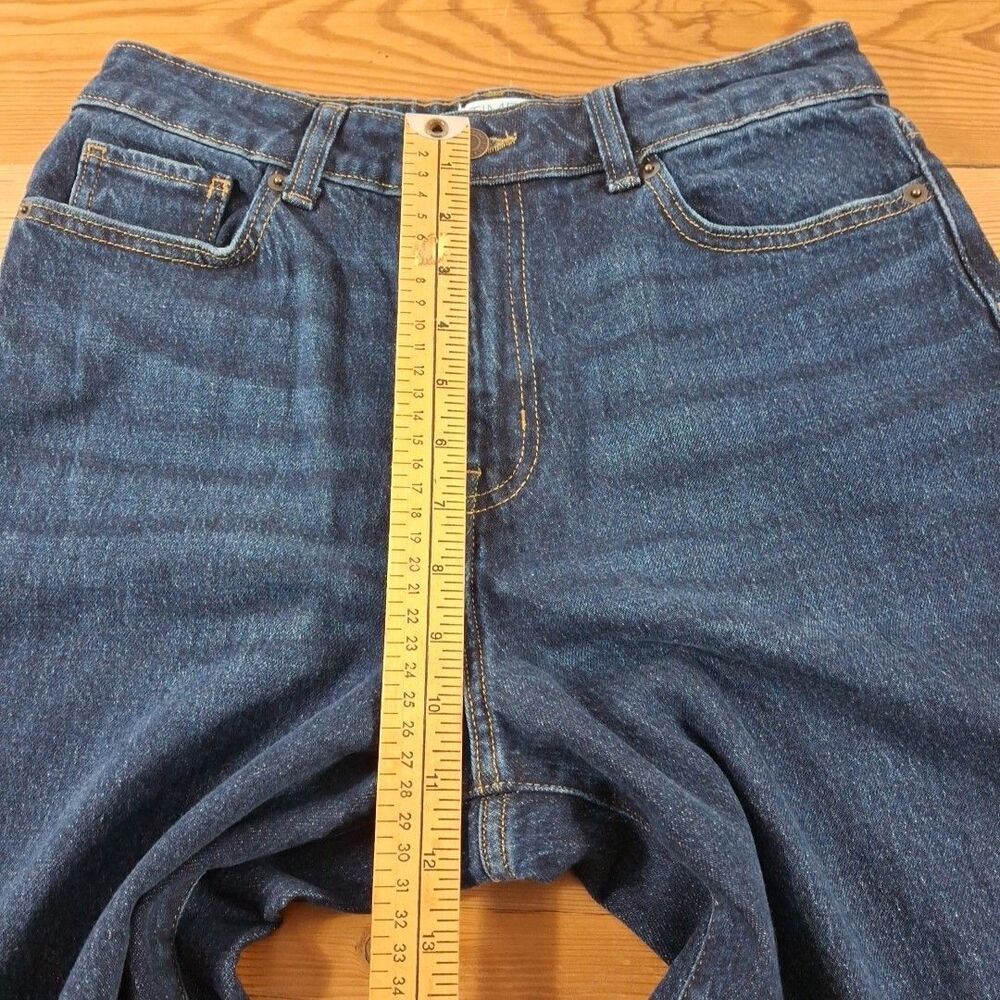 Time And Tr I e Wide Leg Baggu Skater Womrns 6 Blue Jeans - Picture 4 of 8